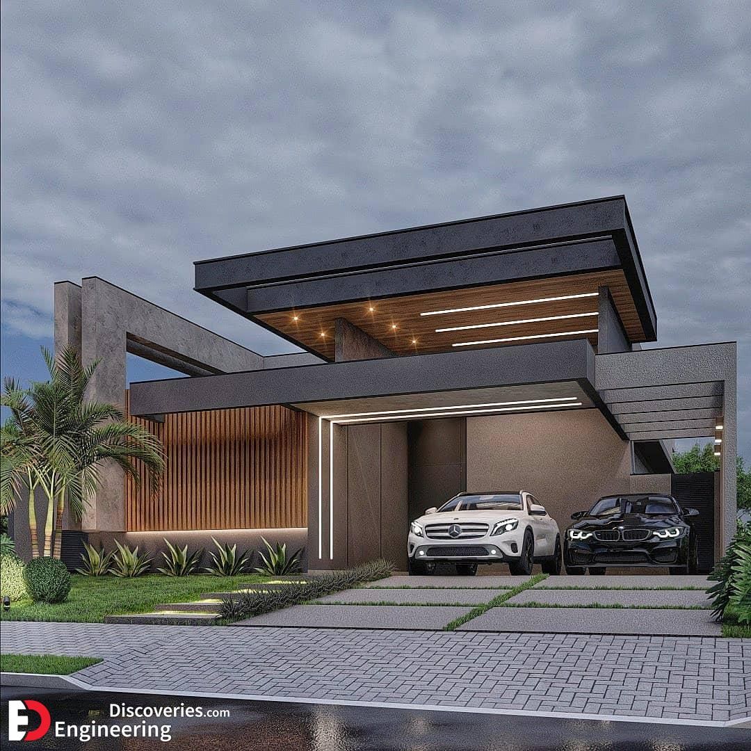 طراحی نما مدرن ویلا لوکس